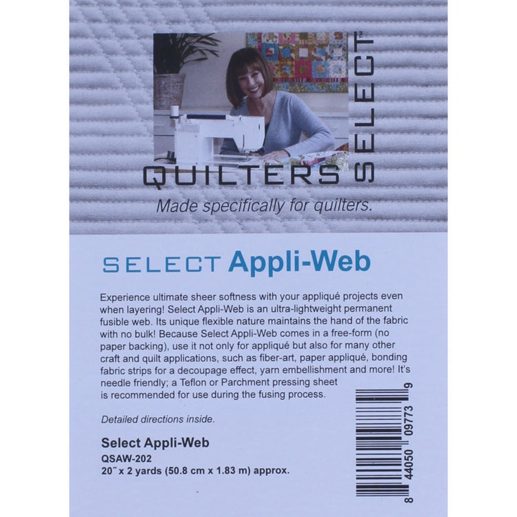 Quilters Select Appli-Web Fusible Webbing - 20inx2yds image # 57055