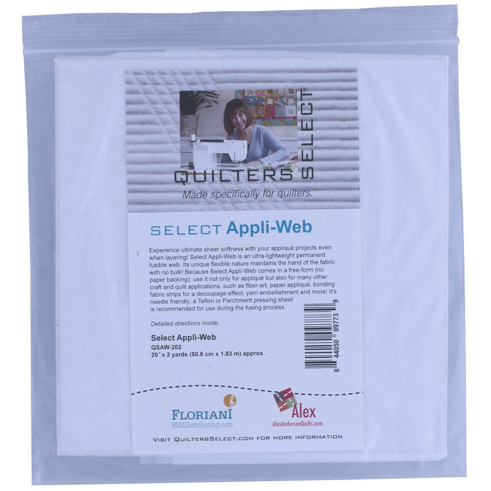 Quilters Select Appli-Web Fusible Webbing - 20inx2yds image # 57054