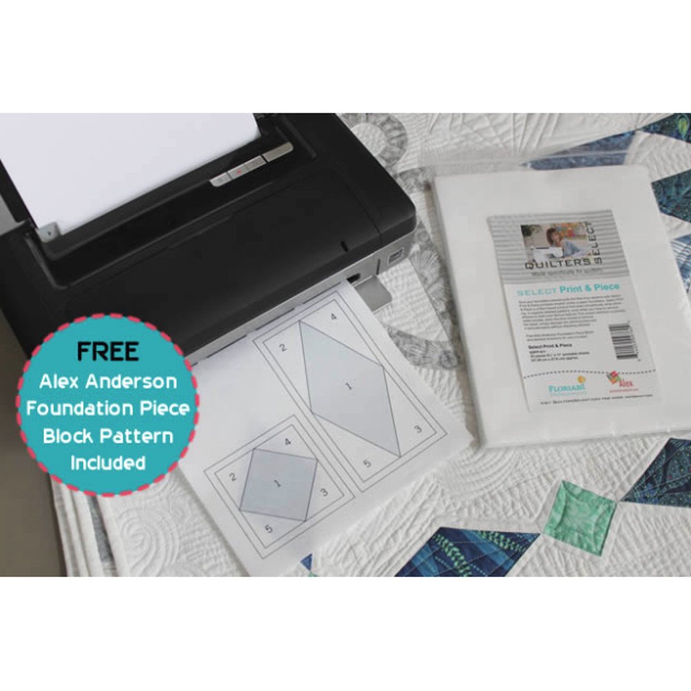 Quilters Select Print & Piece Sheets - 25pk - 8.5inx11in image # 47219