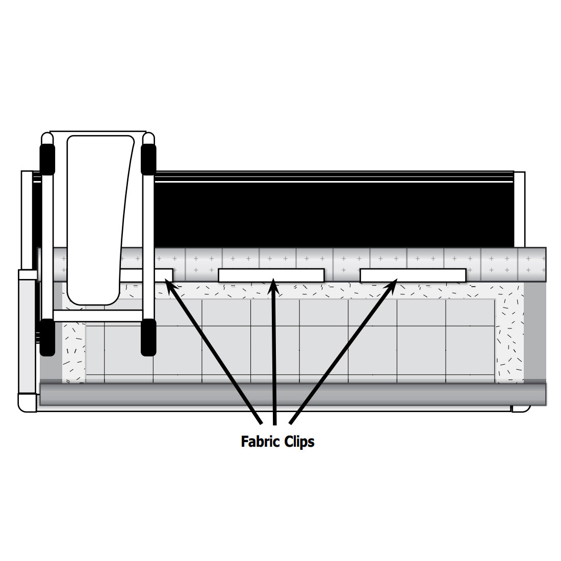 Q-Zone Back Fabric Clamp (1) image # 75406