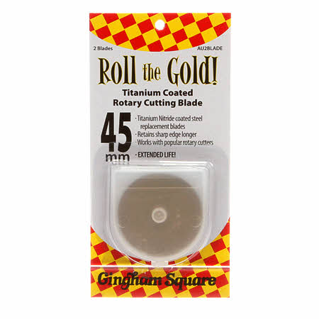 Gold Titanium 45mm Rotary Blades (2pk) image # 40589