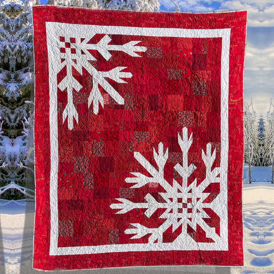 Snow Flurry Patchwork Quilt Pattern