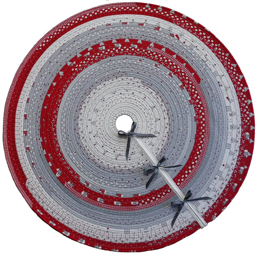 Jelly-Roll Rug Tree Skirt Pattern image # 72083