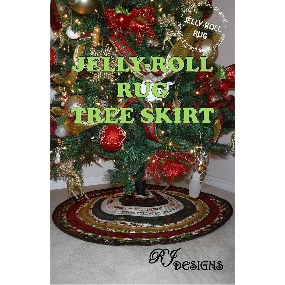 Jelly-Roll Rug Tree Skirt Pattern image # 72084