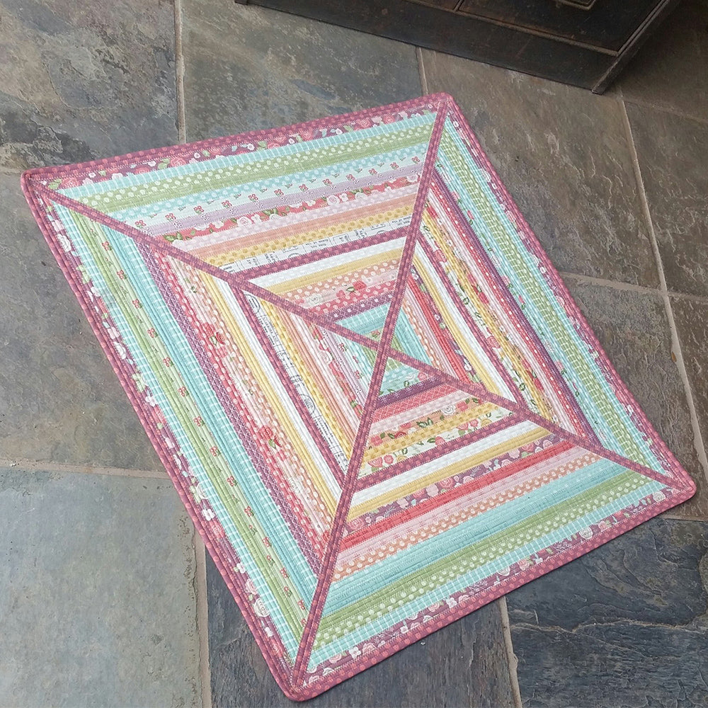 Jelly Roll Rug Sunset Rug Jelly Roll Rug Plus Pattern
