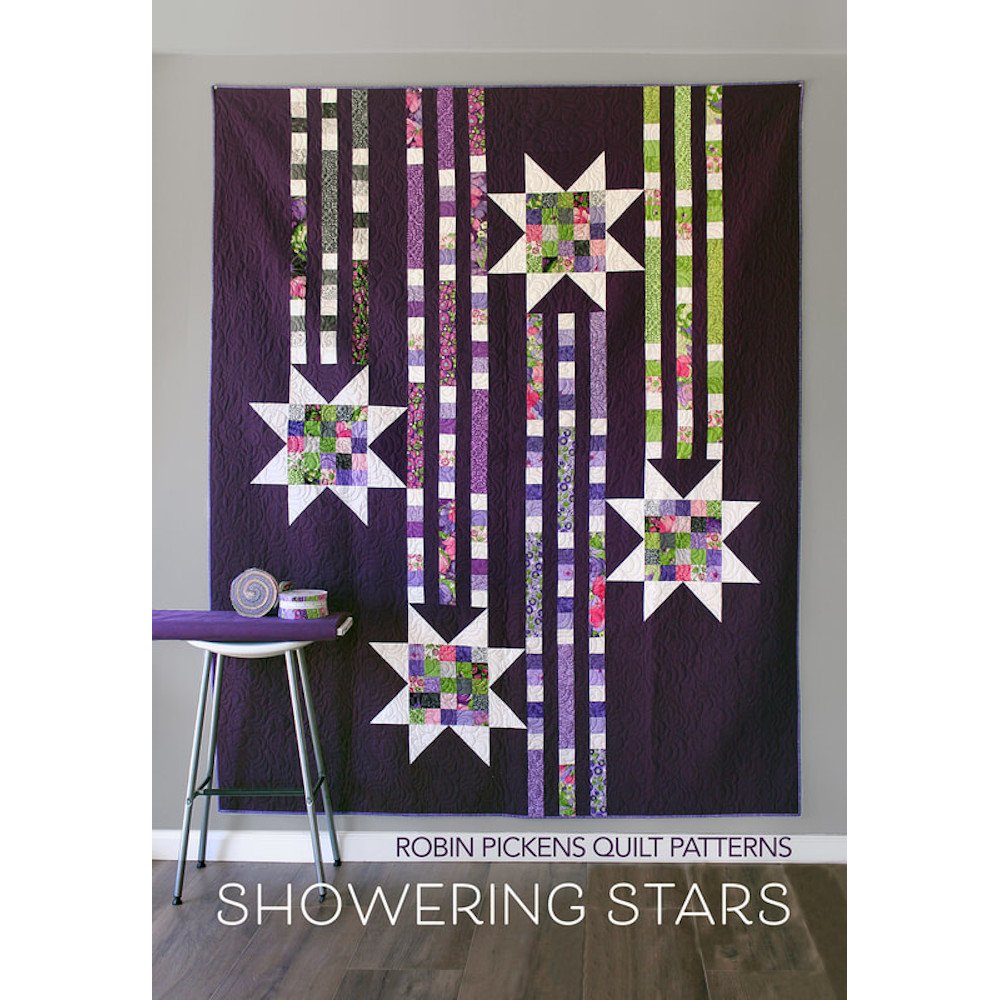 Showering Stars Twin Quilt Pattern, Robin Pickens image # 64421