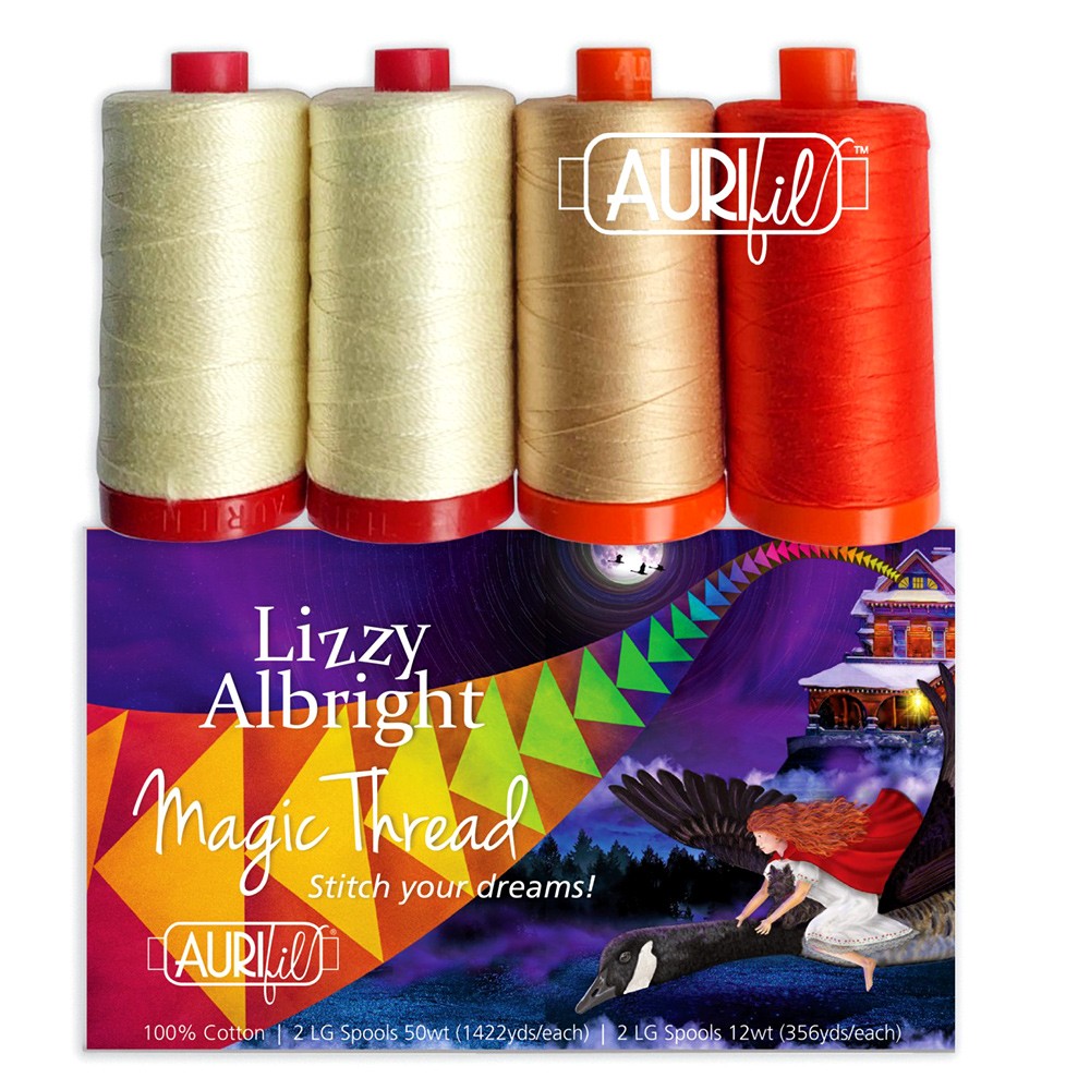 Aurifil, Lizzy Albright Thread Collection - 4 Spools image # 79843