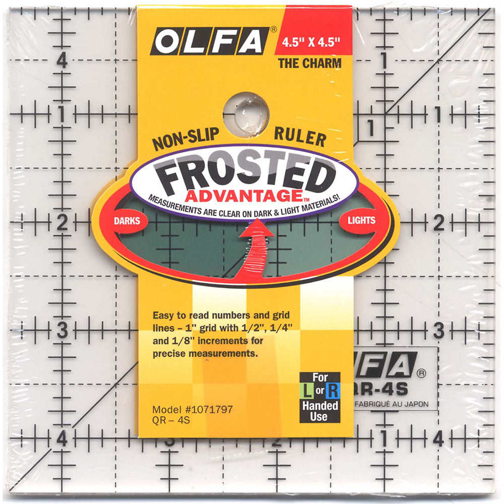 Olfa Frosted Ruler, 4.5" Square image # 72095