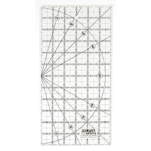 6" x 12" Frosted Ruler, Olfa image # 6209