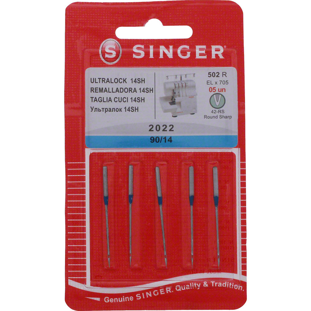 Serger Needles, Singer Type 2022 (5pk) image # 45165