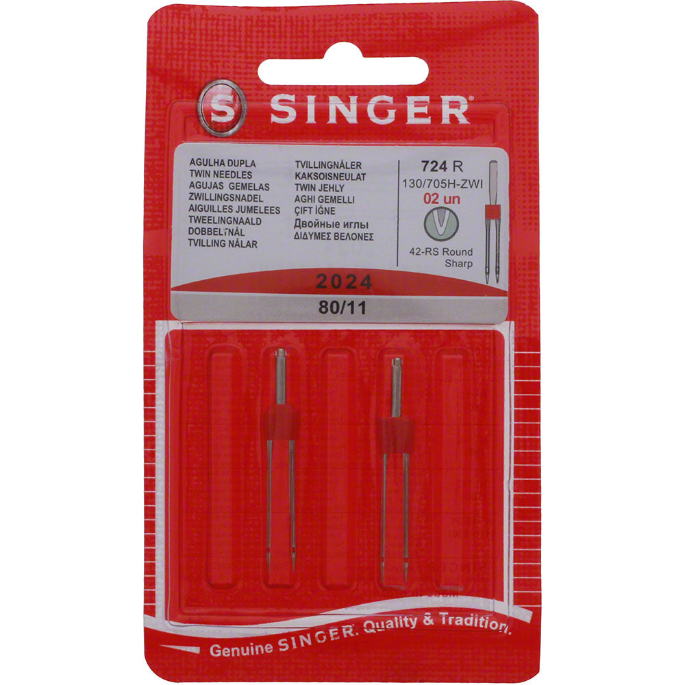 4mm Twin Needles, Singer, Size 75/11 #S2024-11 image # 45167