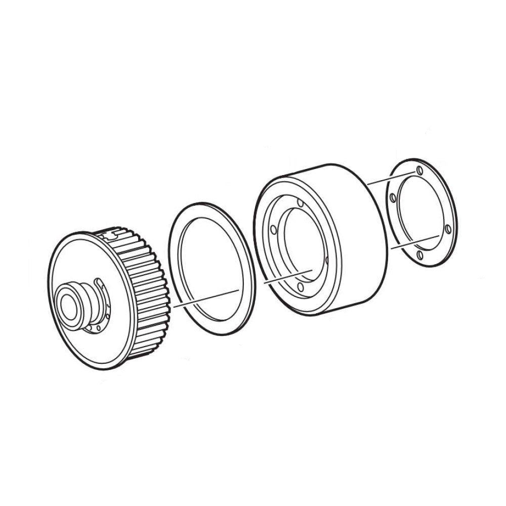 Timing Pulley Assembly, Brother #S52834201 image # 75103
