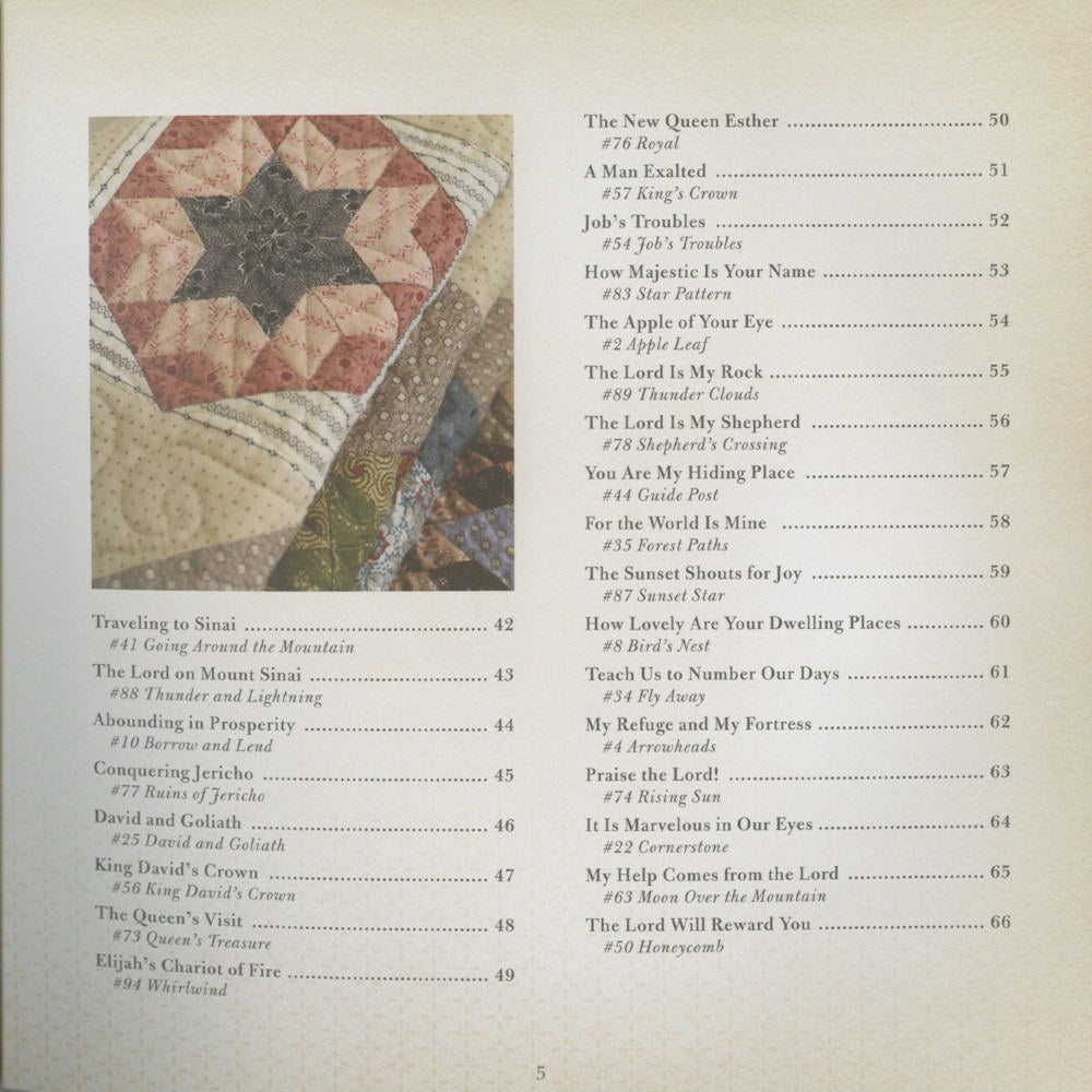 The Bible Sampler Quilt Book and CD image # 54448