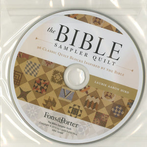 The Bible Sampler Quilt Book and CD image # 54451