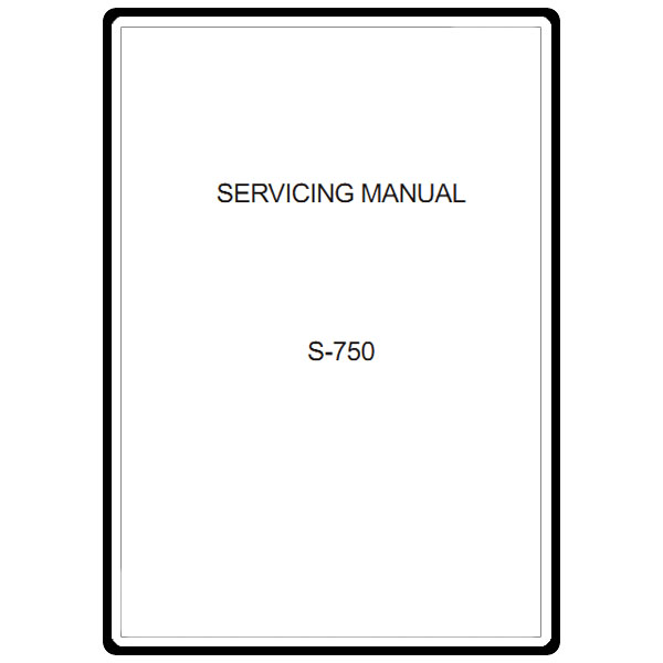 Service Manual, Janome S-750 image # 6239