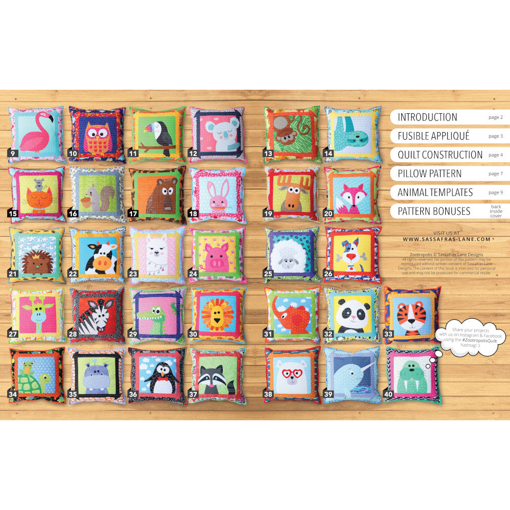 Sassafras Lane Designs, Zootropolis Pattern Book image # 54522