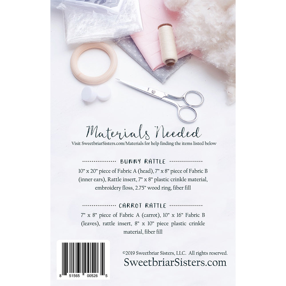 Bunny and Carrot Rattle Pattern image # 67446