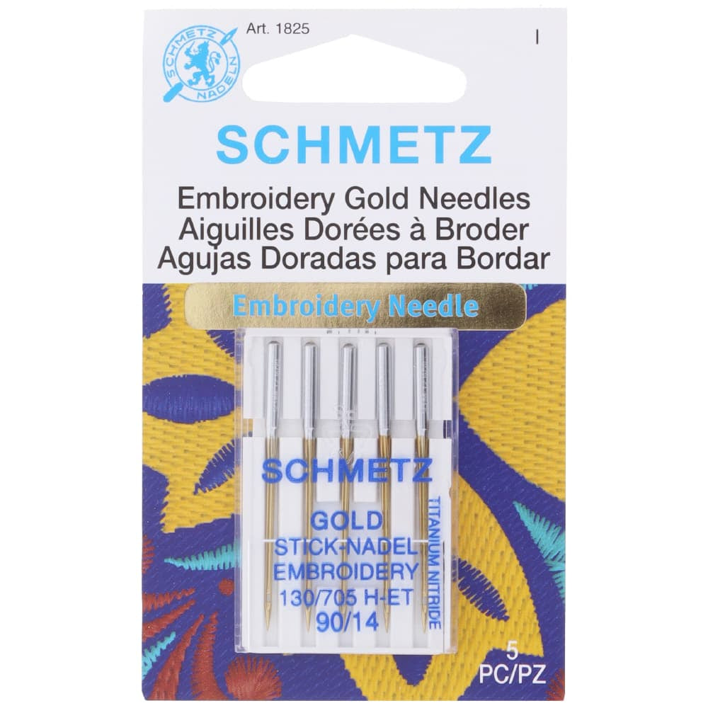 Titanium Embroidery Needles (5pk), Schmetz image # 84305