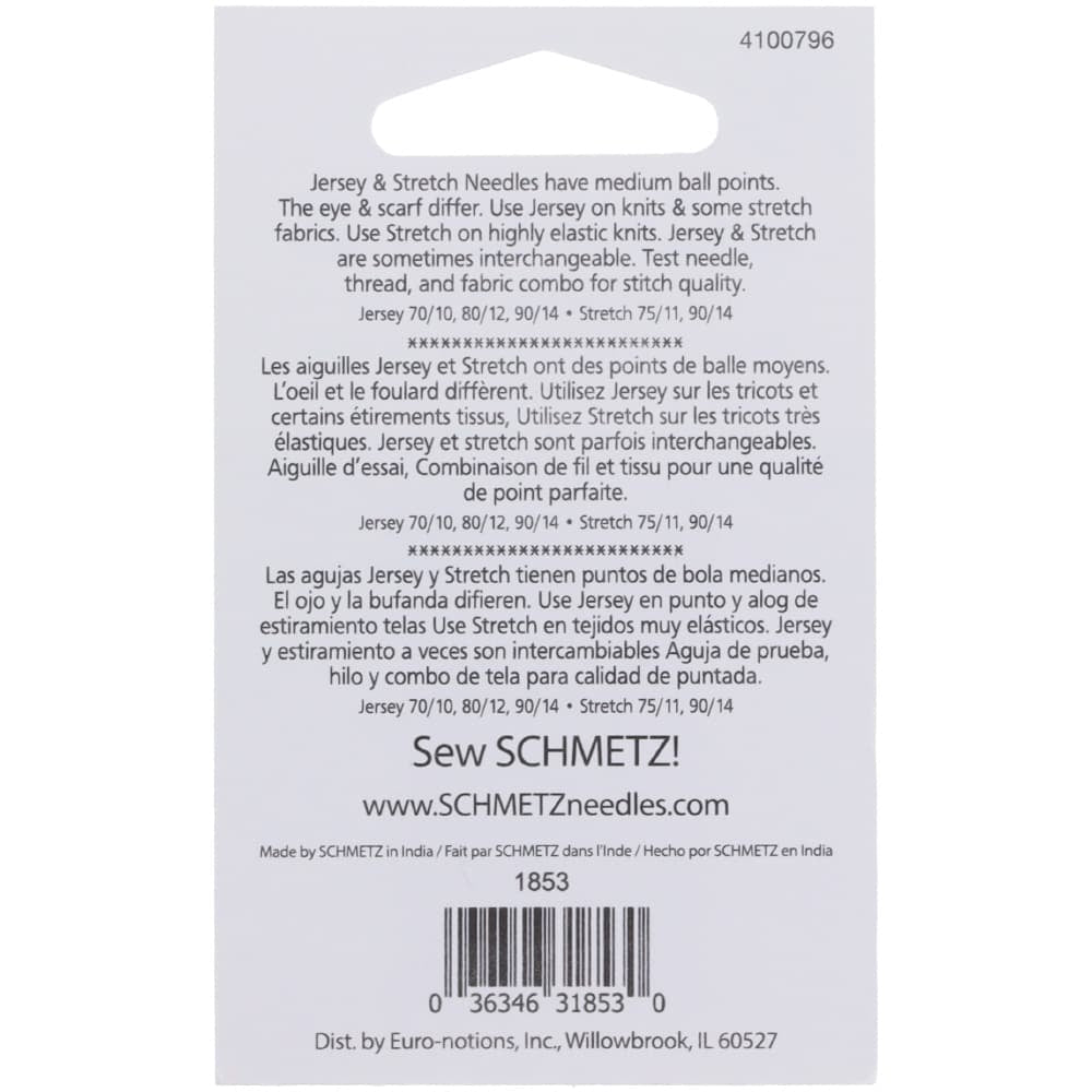 Schmetz Knit & Stretch Needles (5pk) - Assorted image # 84675