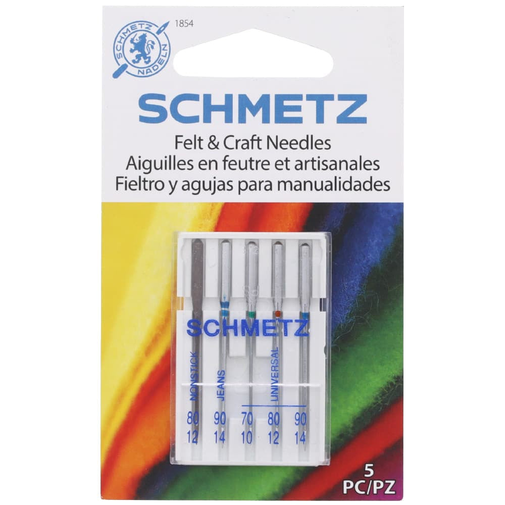Schmetz Felt & Craft Sewing Machine Needles 5-Pack SKU Schmetz Felt & Craft Sewing Machine Needles 5-Pack SKU
