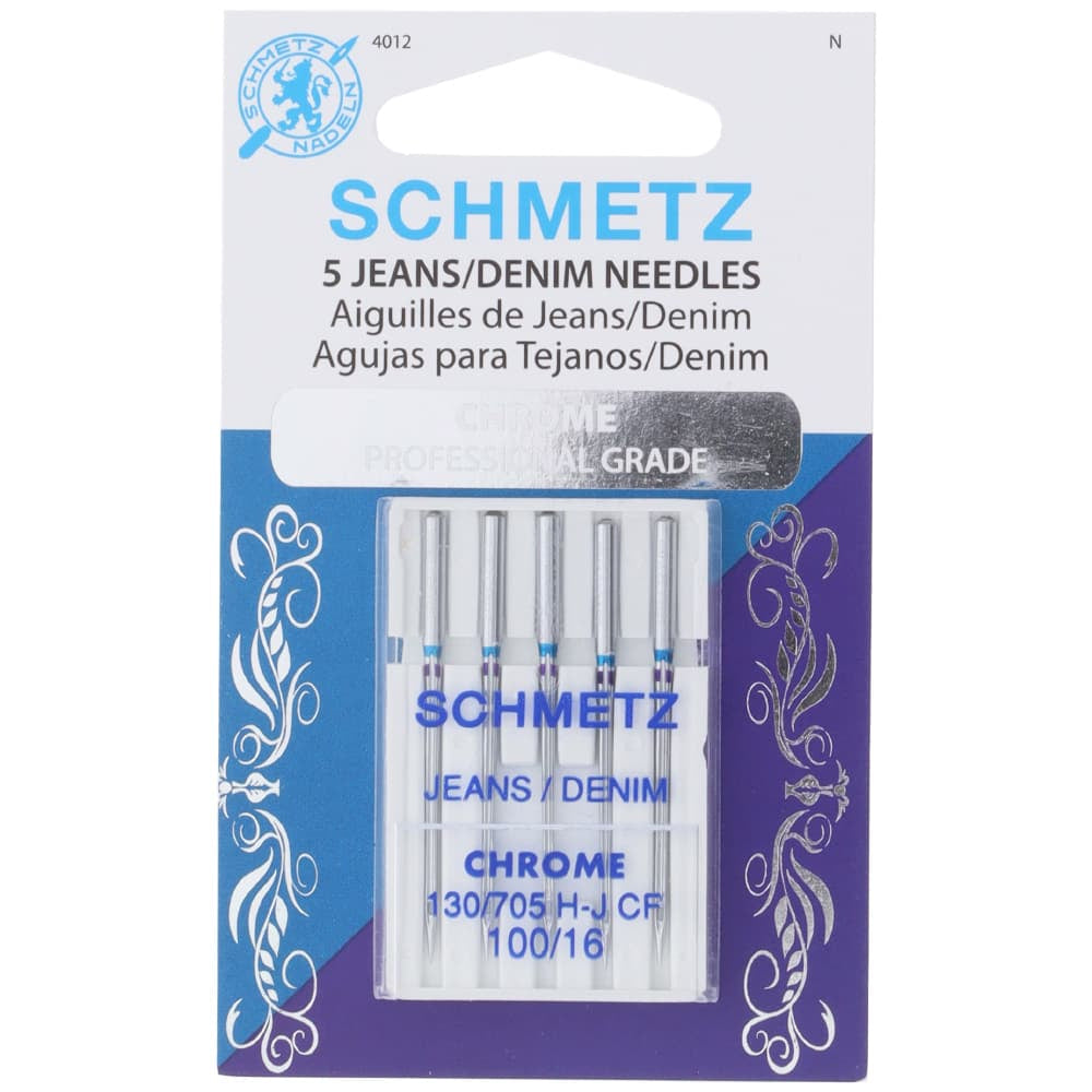 Chrome Denim/Jeans Needles, Schmetz (5pk) image # 83479