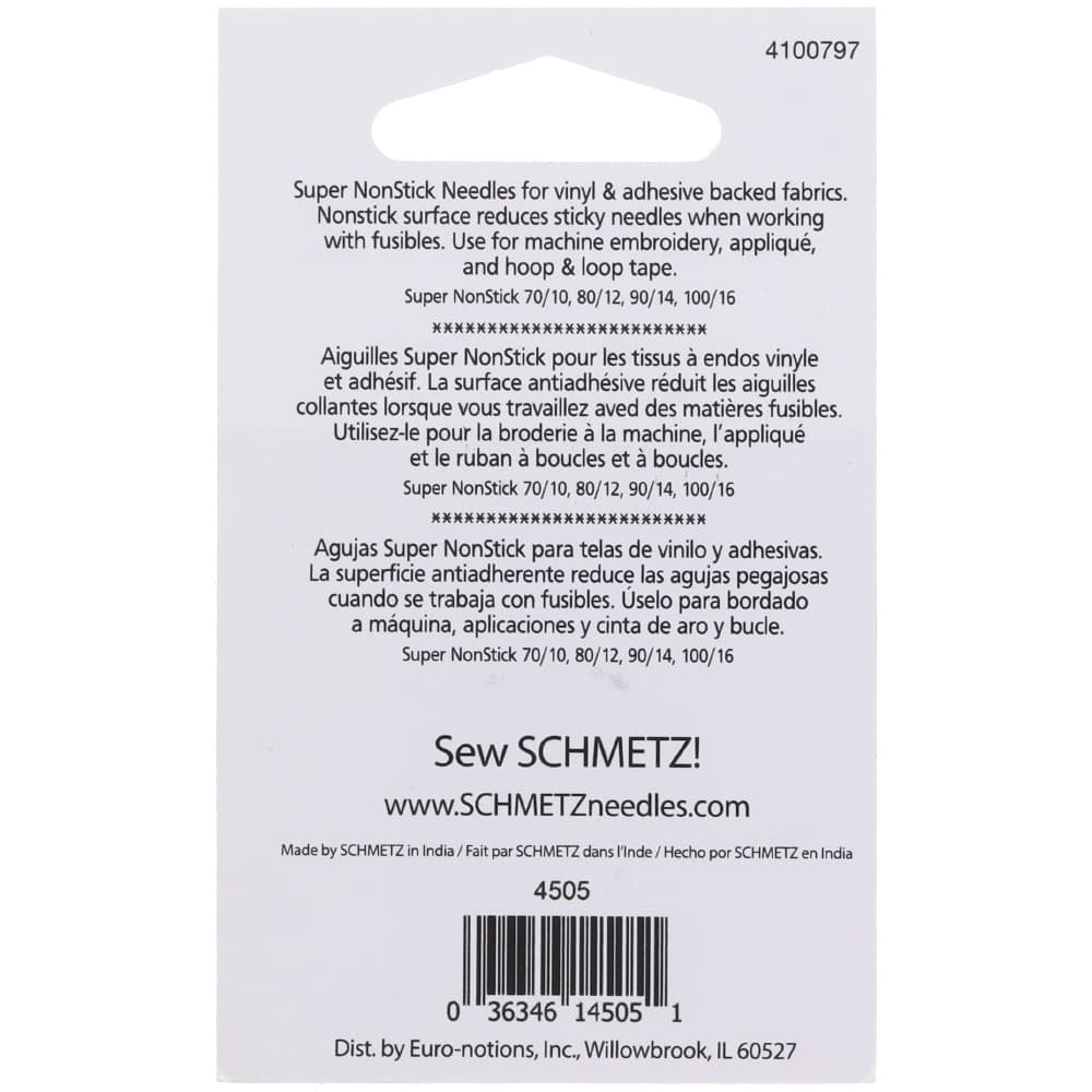 Schmetz Vinyl Needles (5pk) - Assorted image # 84748