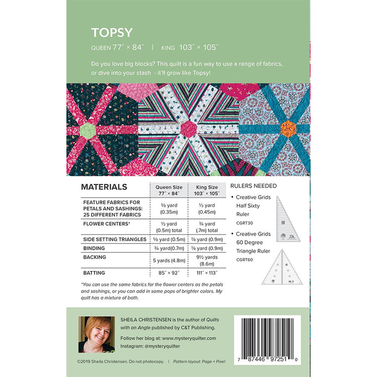 Topsy Quilt Pattern image # 62243