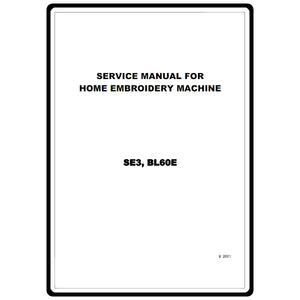 Service Manual, Brother SE3 image # 6256