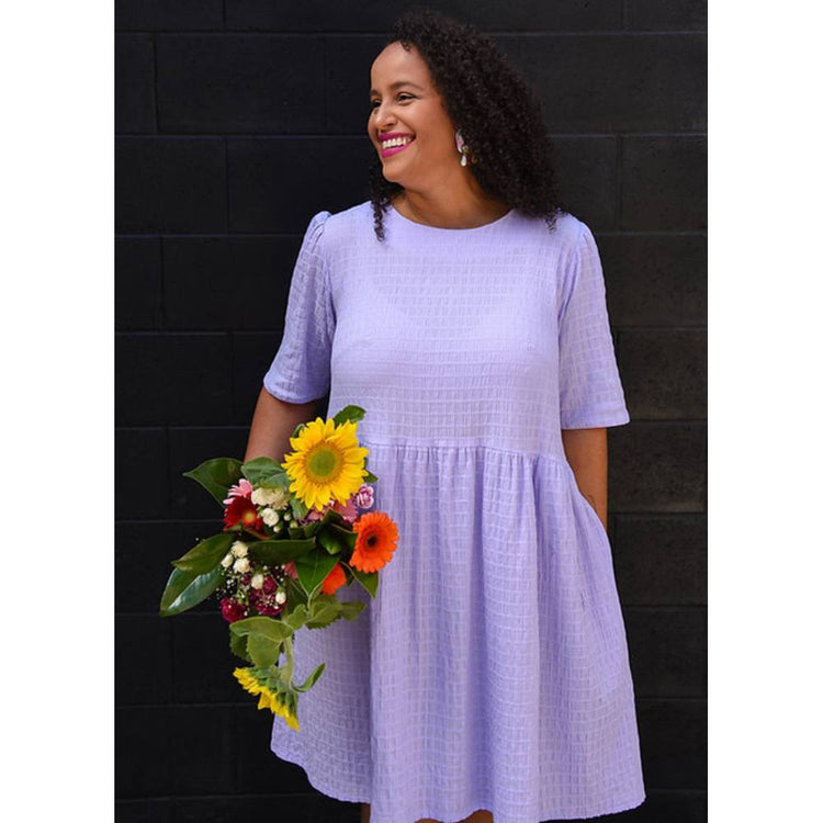 a line swing dress pattern Sew to Grow Lanti Swing Dress Pattern