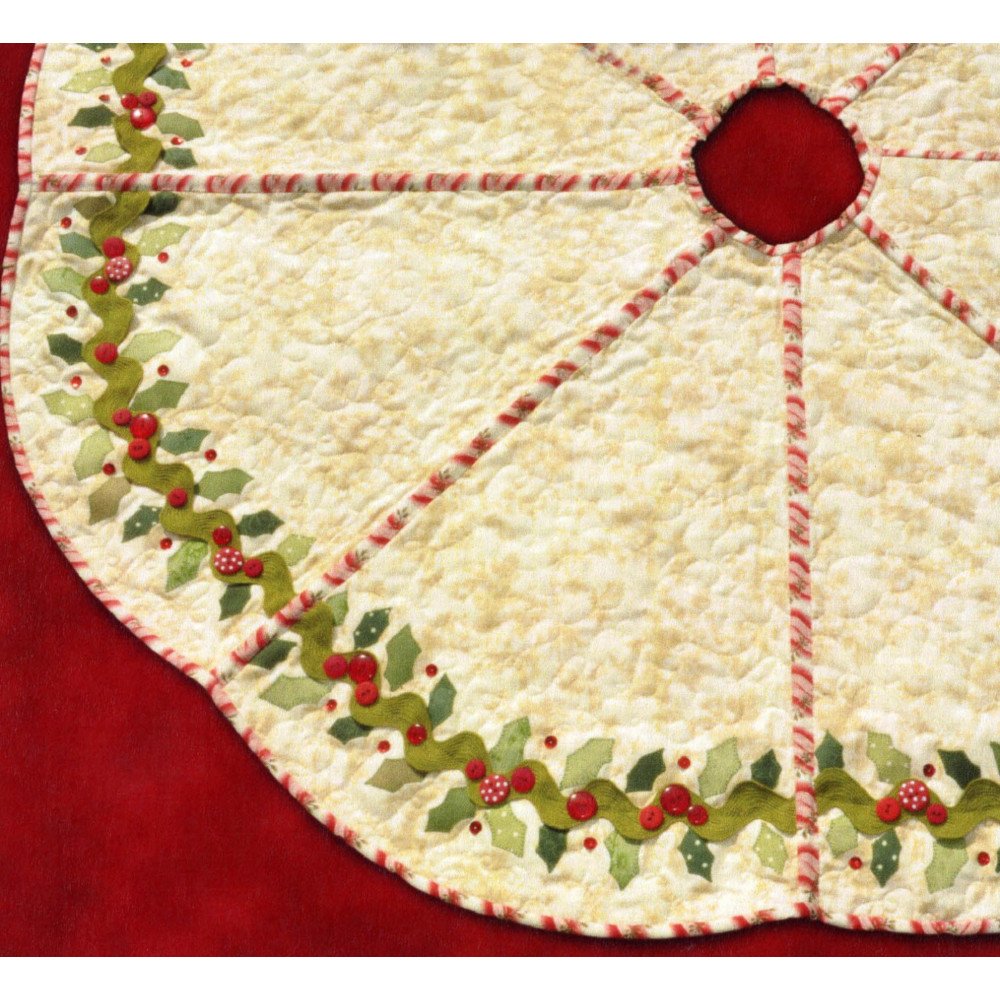 Holly and Berries Tree Skirt Pattern image # 55577