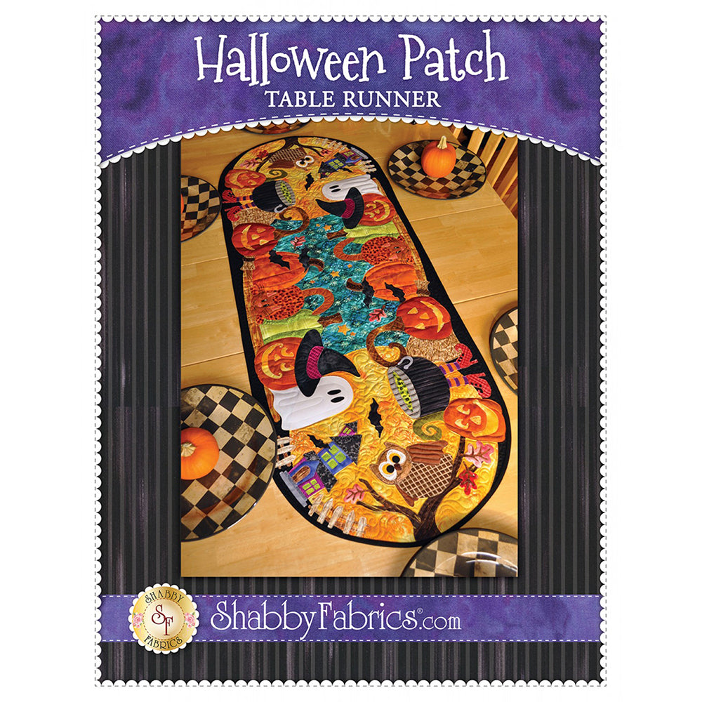 Halloween Patch Table Runner Pattern image # 70007