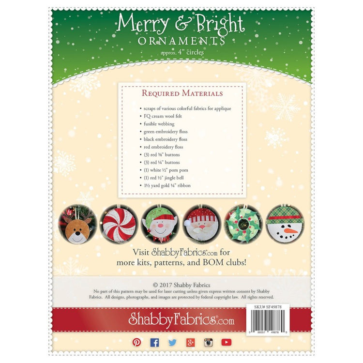 Merry and Bright Ornaments Patterns image # 55762