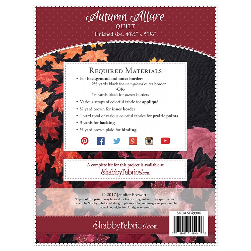 Autumn Allure Quilt Pattern image # 70041