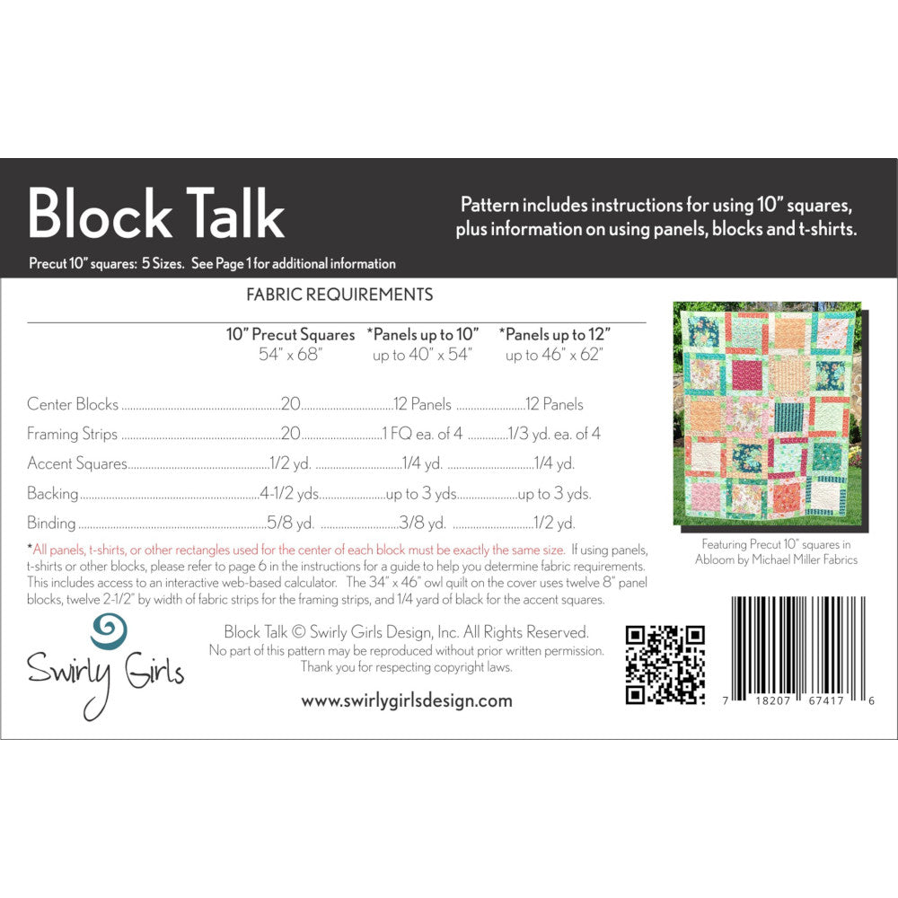Block Talk Quilt Pattern image # 54881