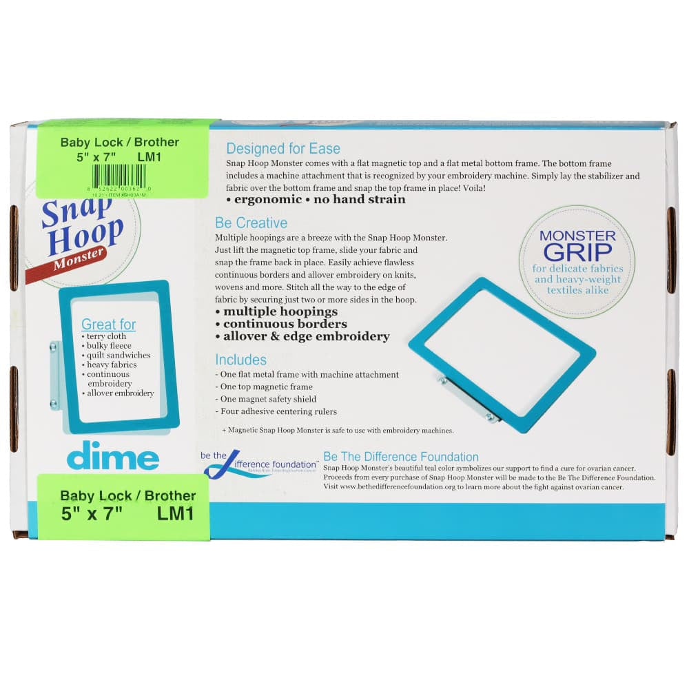 Magnetic Snap Hoop Monster 5"x7" image # 90963