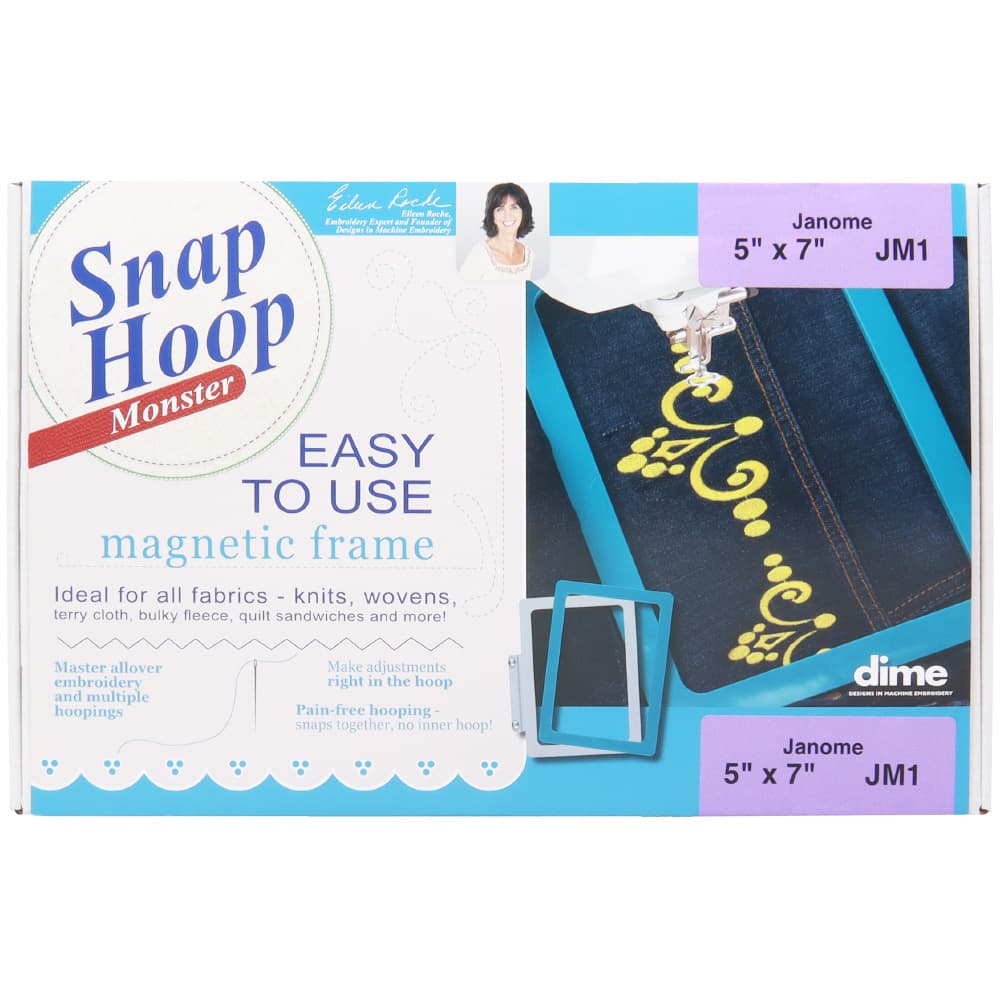 Magnetic Snap Hoop Monster for Janome - 5"x7" image # 92156