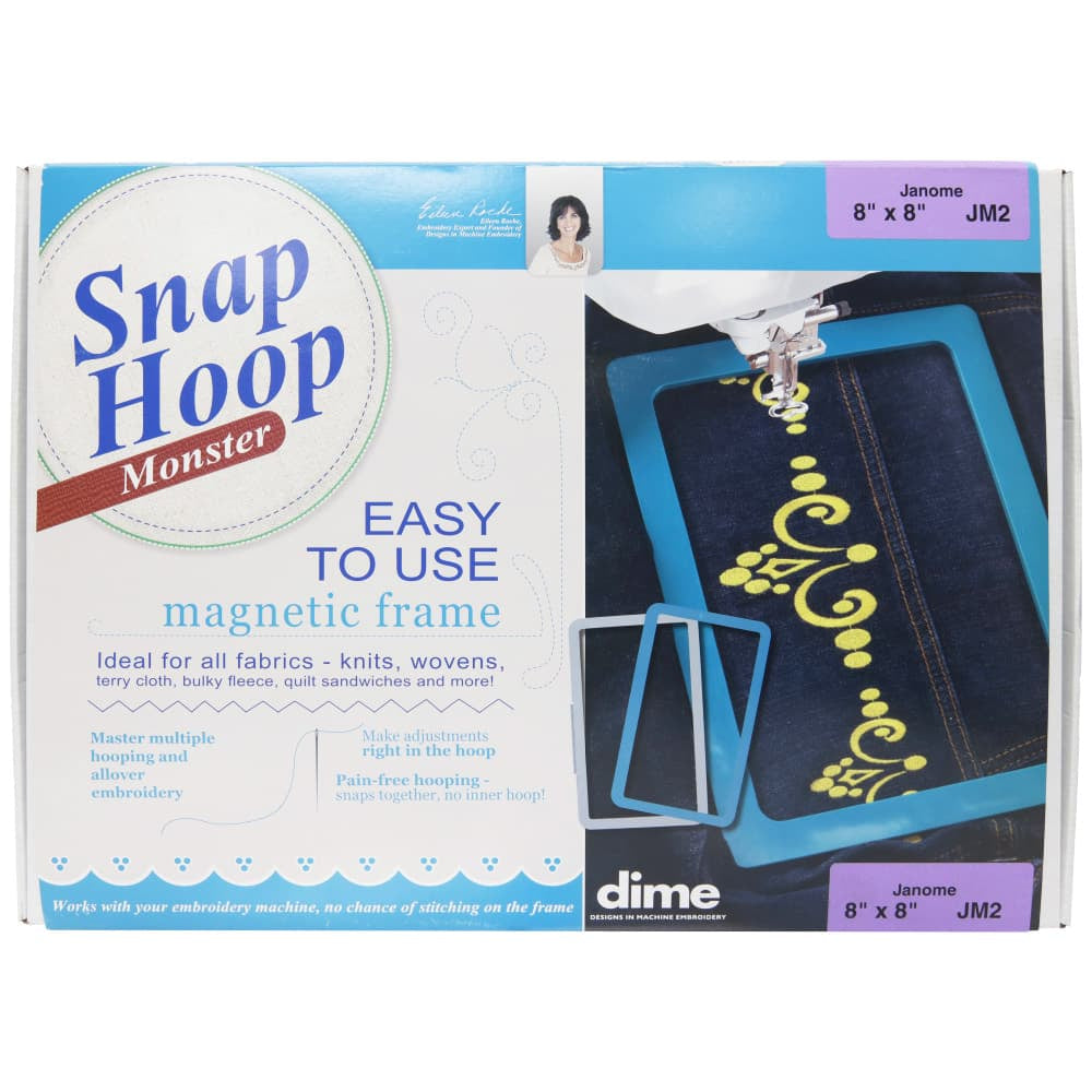 Dime, 8" x 8" Magnetic Snap Hoop Monster - Janome image # 88897