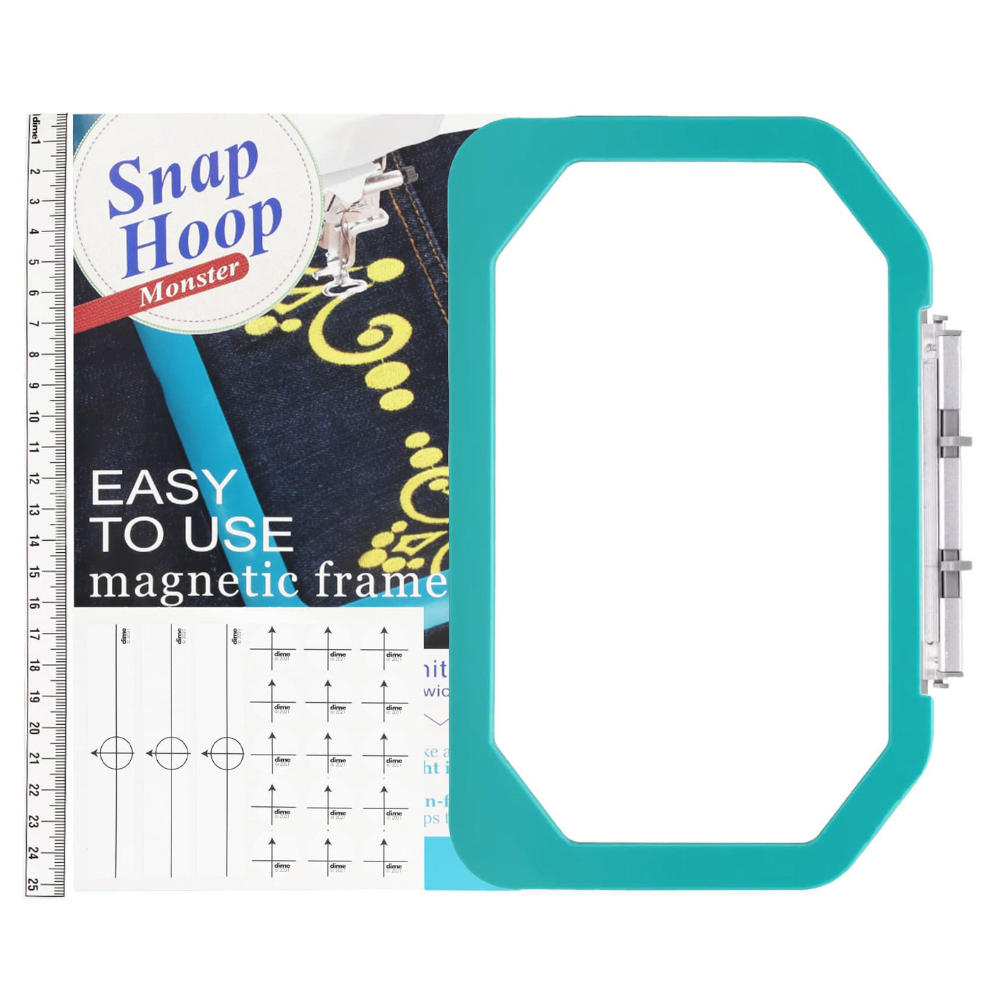 Magnetic Snap Hoop Monster for Bernina - 5-5/8"x10" image # 91913
