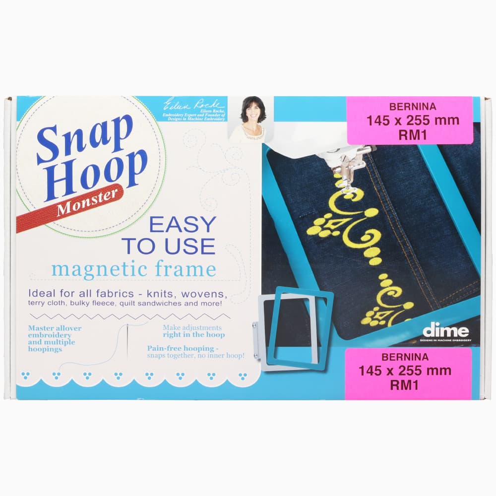 Magnetic Snap Hoop Monster for Bernina - 5-5/8"x10" image # 91912