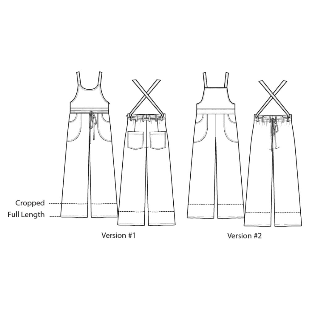 Burnside Bibs Pattern, Sew House Seven image # 100002