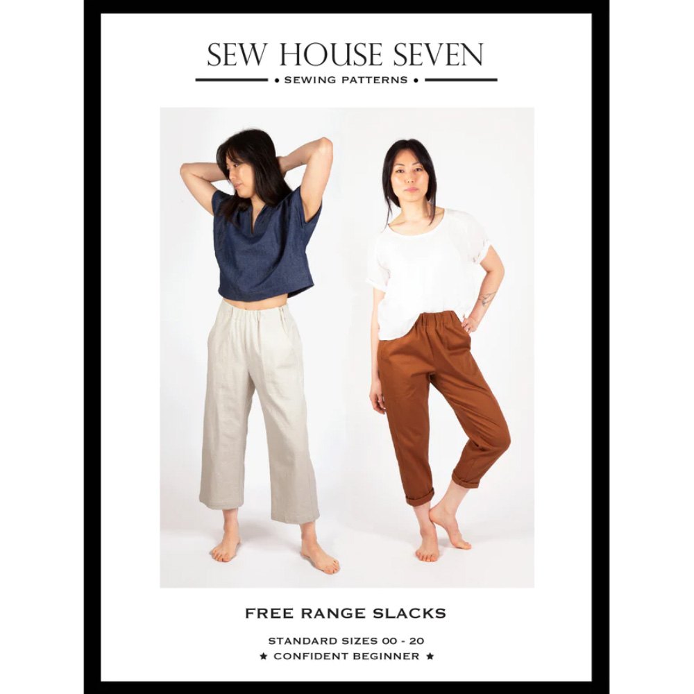Free Range Slacks Pattern, Sew House Seven image # 100095
