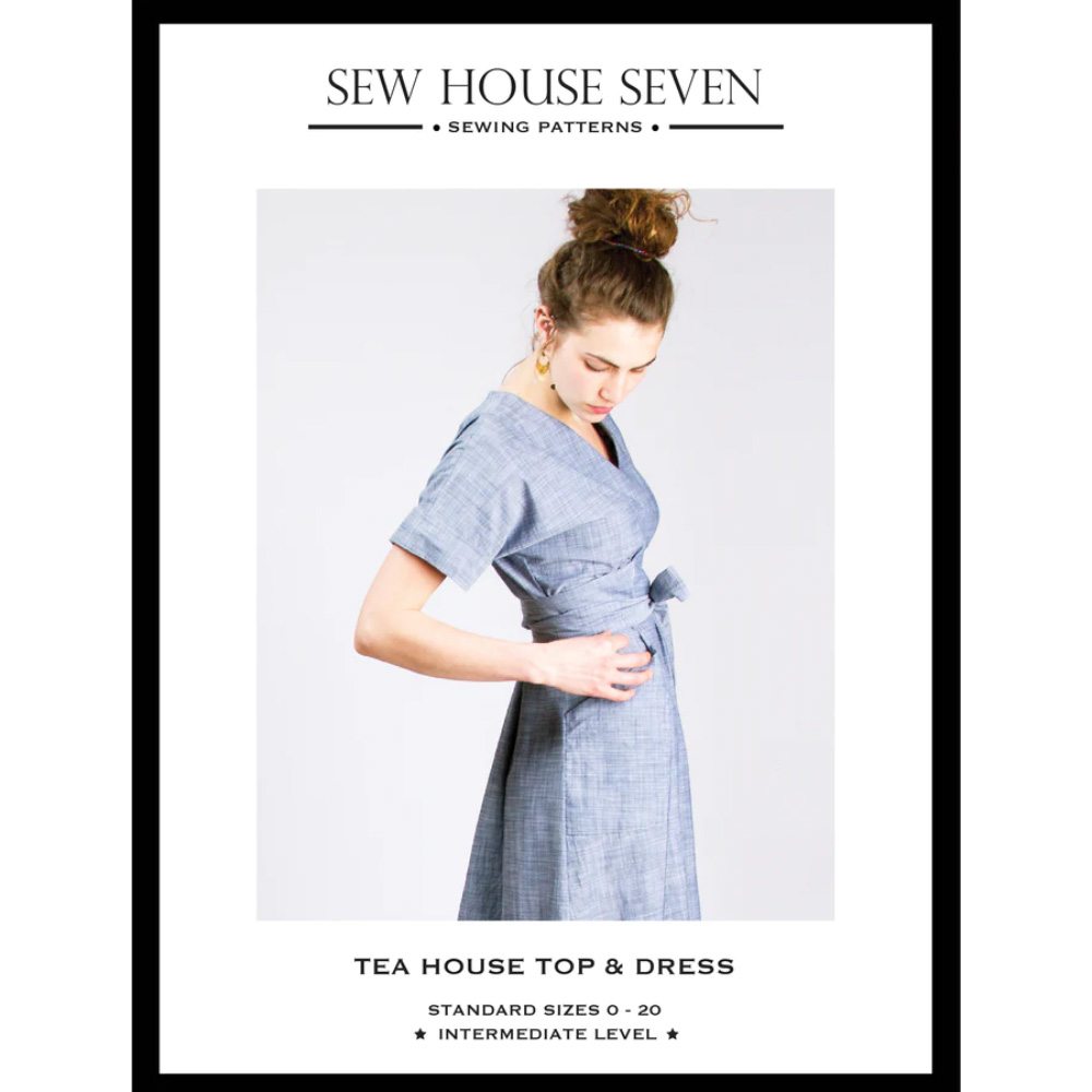 Tea House Top & Dress Pattern, Sew House Seven image # 99991