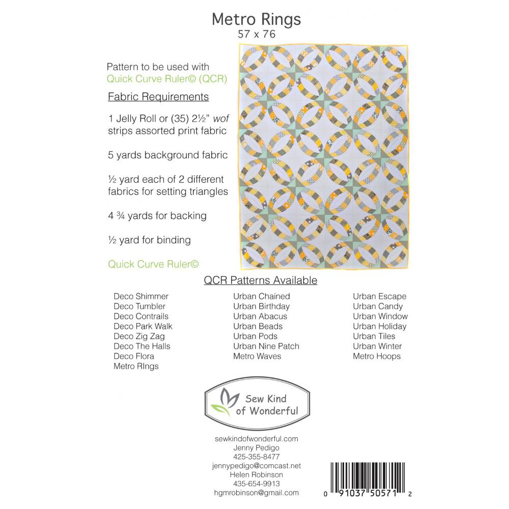 Metro Hoops Quilt Pattern