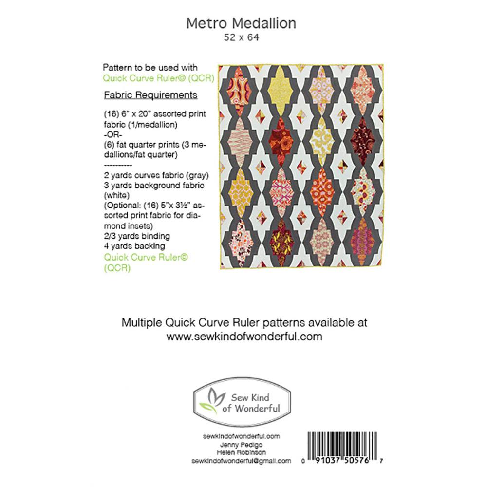 Metro Medallion Quilt Pattern