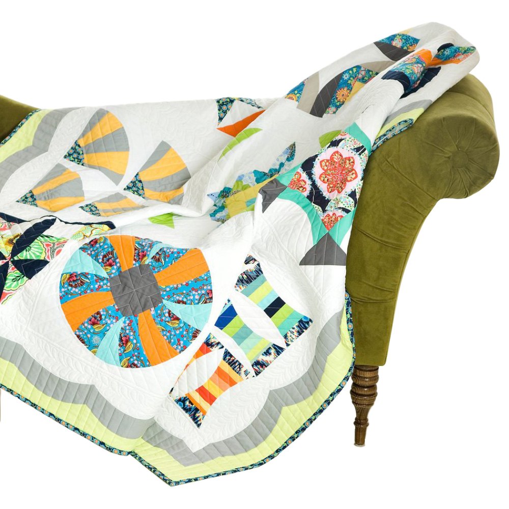 Curve It Up Quilt Pattern image # 82652