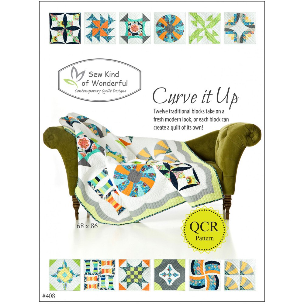Curve It Up Quilt Pattern image # 82316