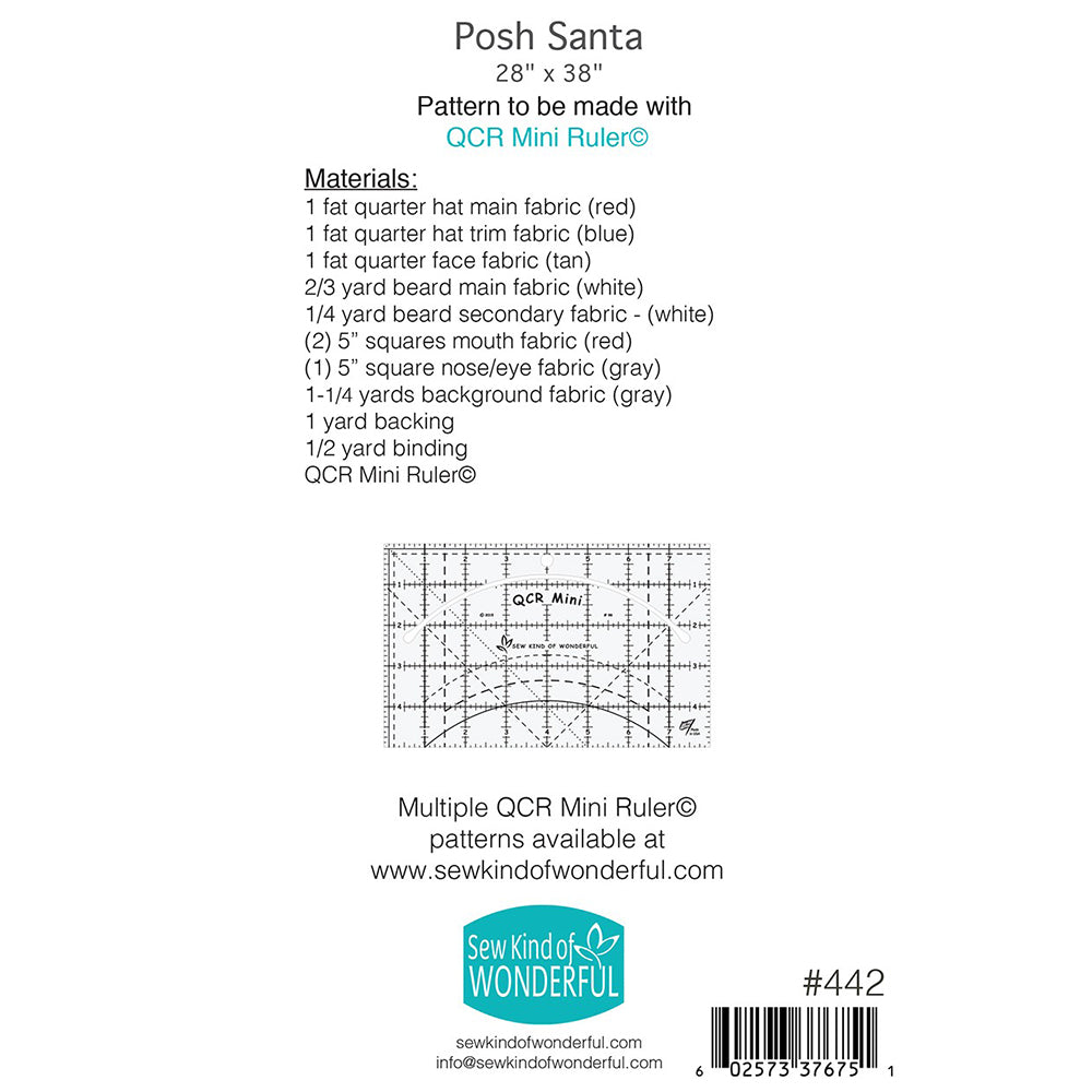 Posh Santa Wall Hanging Pattern image # 82608