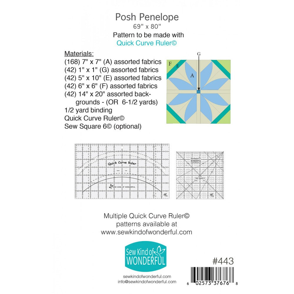 Posh Penelope Quilt Pattern image # 82394