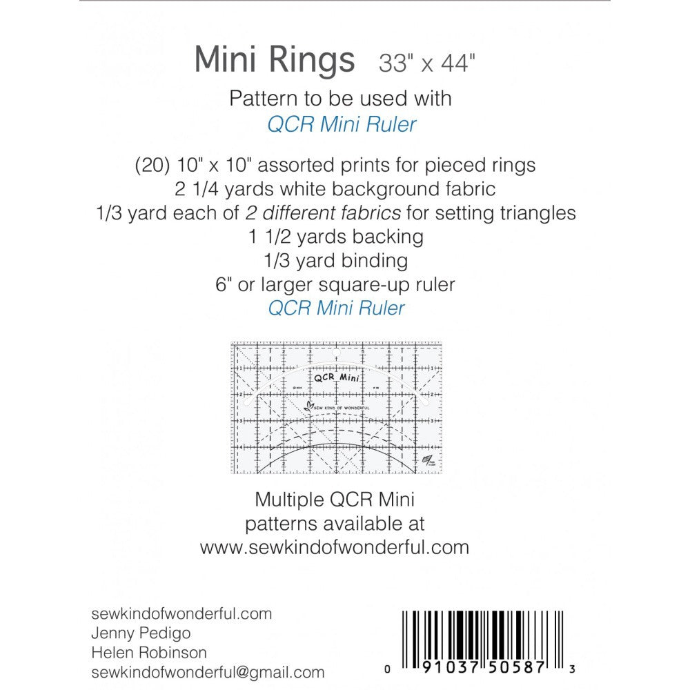 Mini Rings Wall Hanging Pattern