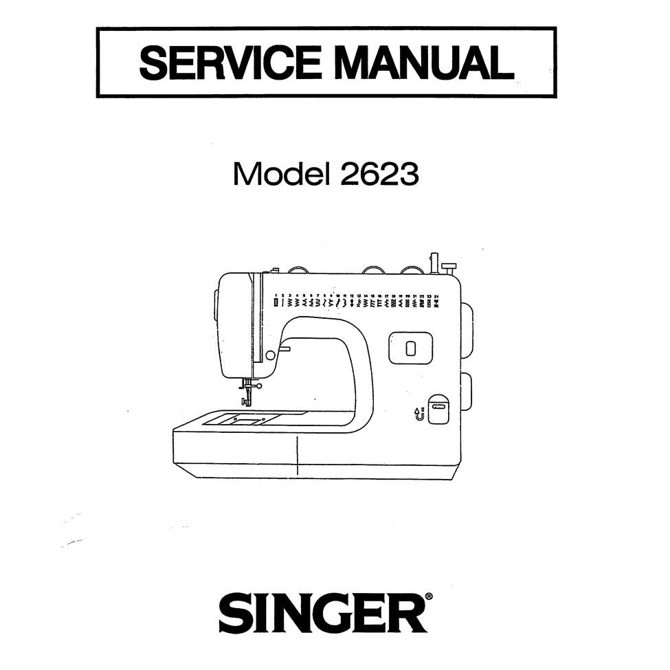 Service Manual, Singer 2623